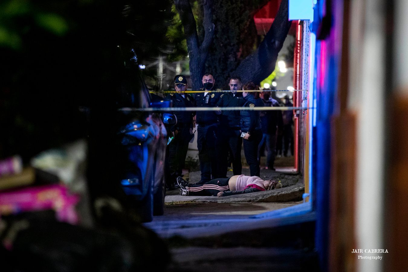 Una mujer y un hombre fueron acribillados en calles de la colonia Defensores de la República, alcaldía Gustavo A. Madero.  Enero 2022