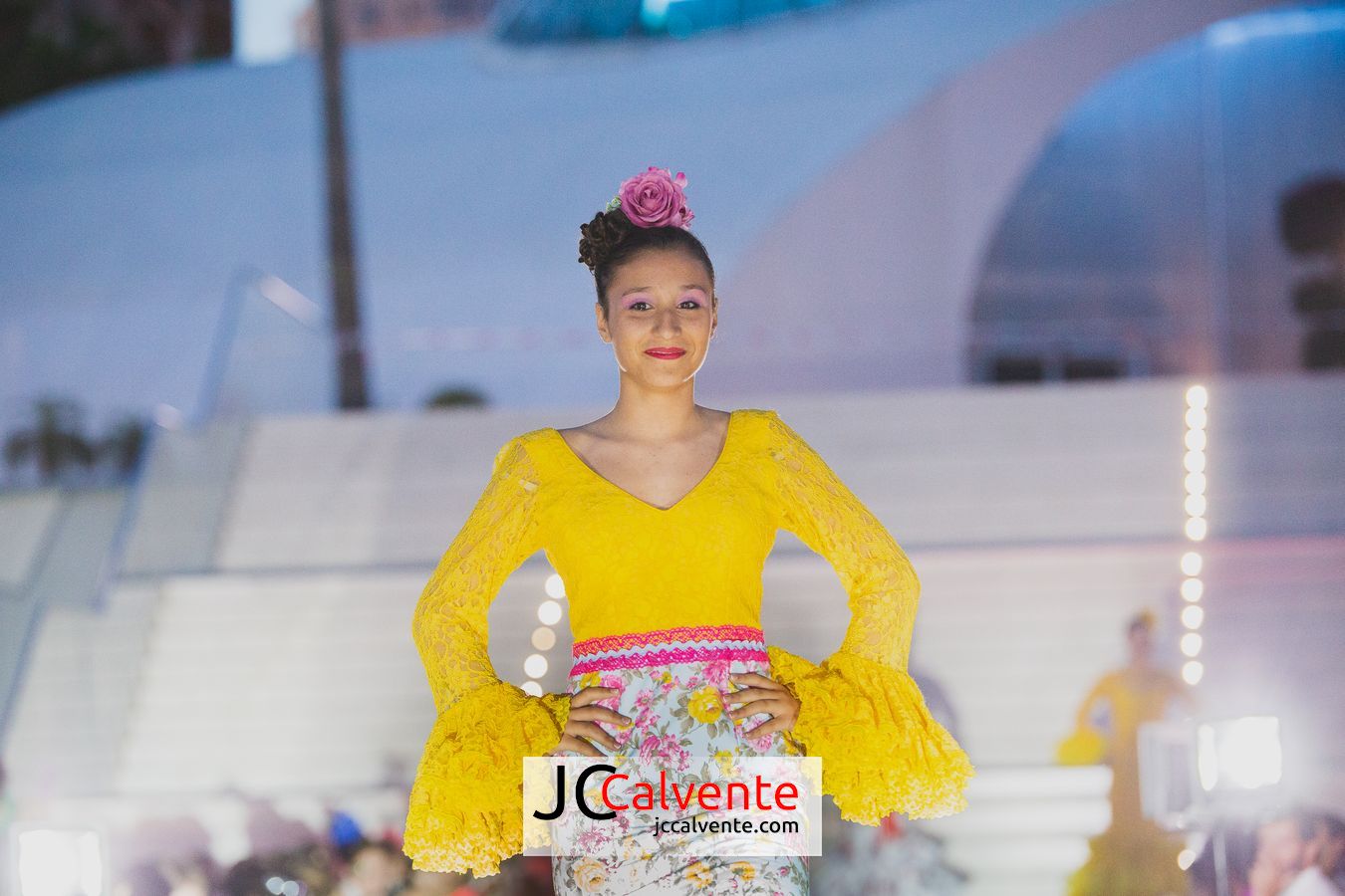 estepona fotografo desfile pepi alonso moda flamenca en el orquidario