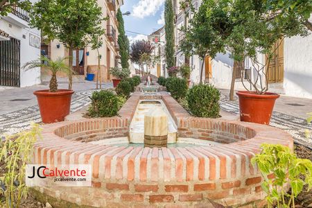 fuente estepona plazas calles fotos stock