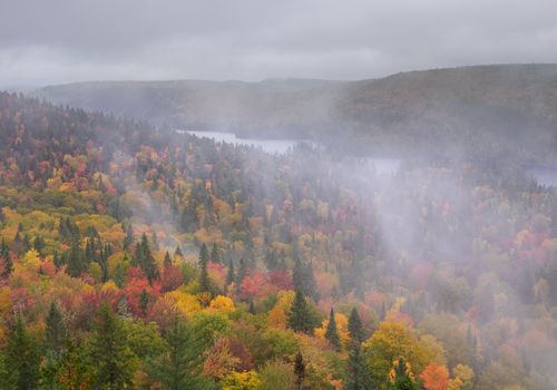 Otoño en Mont Tremblant, Canada