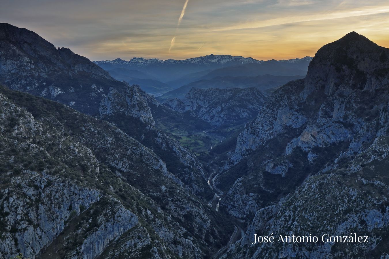 Desfiladero de la Hermida desde el Mirador de Santa Catalina