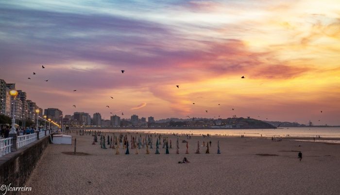 ATARDECER EN GIJON