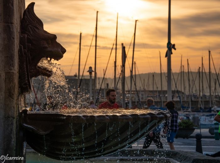 ATERDECER Y FUENTE GIJON