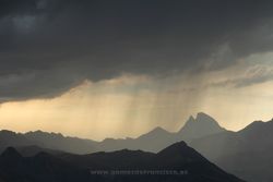 Storm over Tena Valley, Pyrenees (Spain)