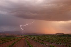Storm over Ausejo, La Rioja (Spain)