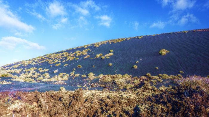 paisaje lunar en Lanzarote