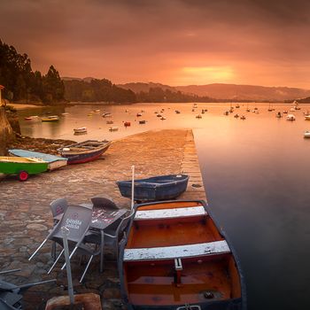 Redes, amanecer II (A Coruña, España)