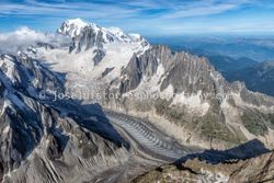 Mont Blanc and Mer de Glace, Mont Blanc Massif, 2019