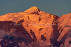 Mont Blanc (4.807 m) al atardecer, 2019