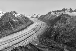 Great Aletsch Glacier, Bernese Oberland, Switzerland, 2013