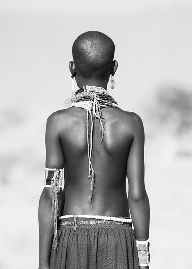 Dassanech  girl, Gniro