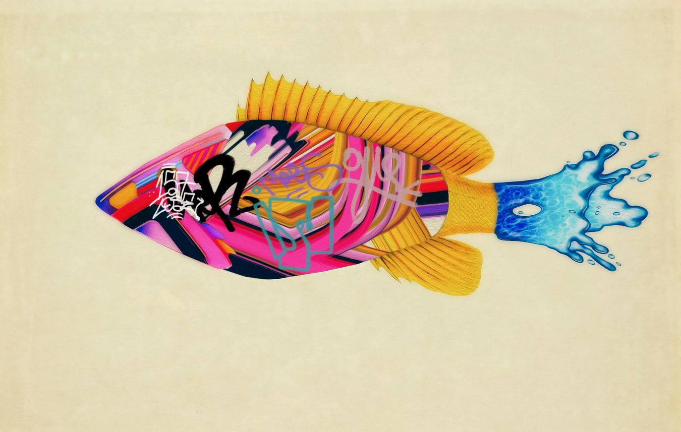 Fish Punk Art