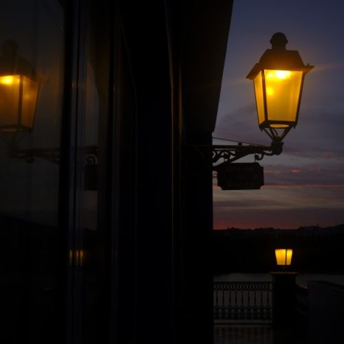 LANTERNS AT TWILIGHT