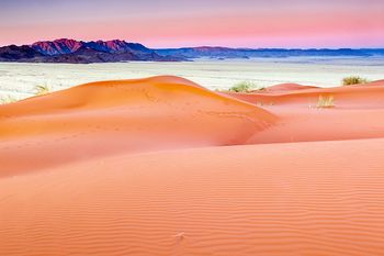 Atardecer en el desierto del Namib