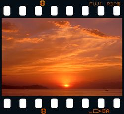 Sunset from Algorri - Zumaia.
