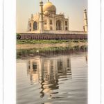 Taj Mahal sobre el Yamuna