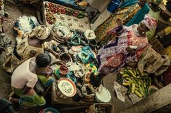 Mercado de Mopti, Malí.
