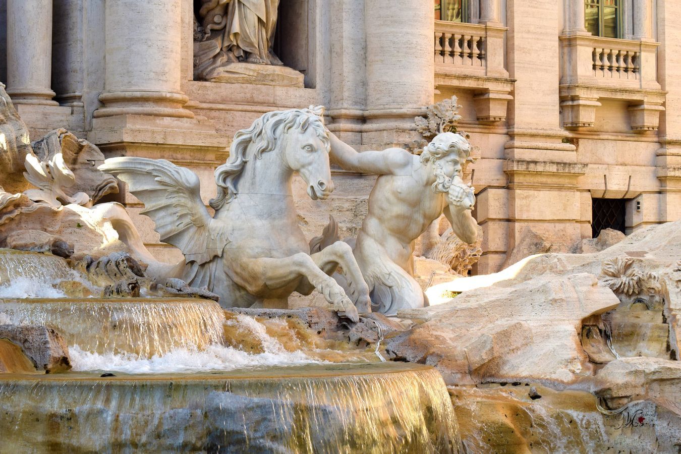 Detalle Fontana di trevi