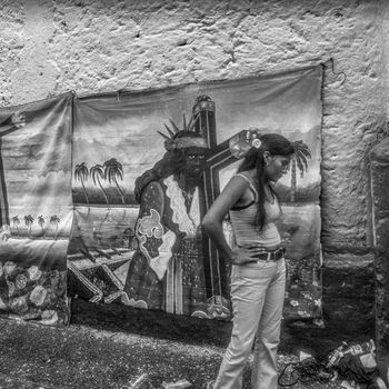 El Cristo Negro de Portobelo . Panamá 