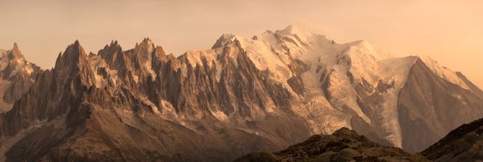 Mont Blanc y Aiguilles de Chamonix
