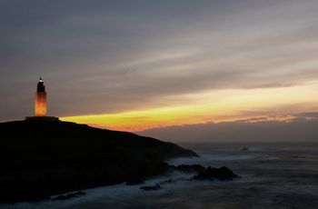 Sunset at the Lighthouse | 2007 | Hércules Lighthouse - A Coruña, Spain