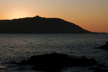 Sunset behind Monte de San Pedro | 2011 | A Coruña, Spain