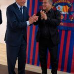 jugador futbol club barcelona valenti fuster presidente barça joan laporta