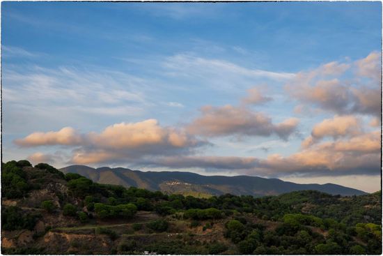 mountain montnegre corredor clouds