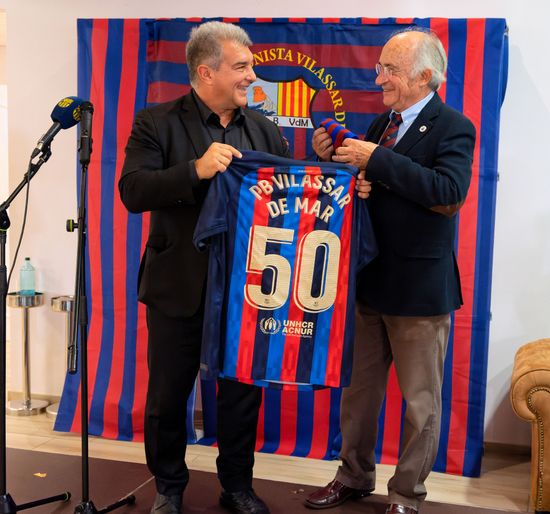 president barça futbol club barcelona joan laporta reb premi