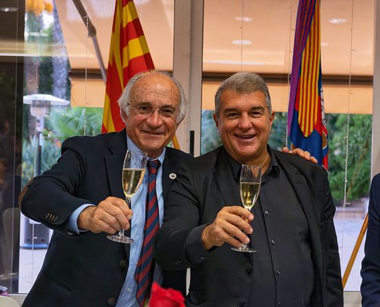 president barcelona joan laporta barça