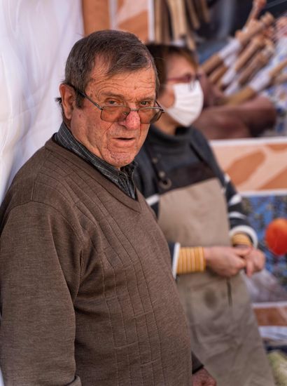 la mirada de un anciano