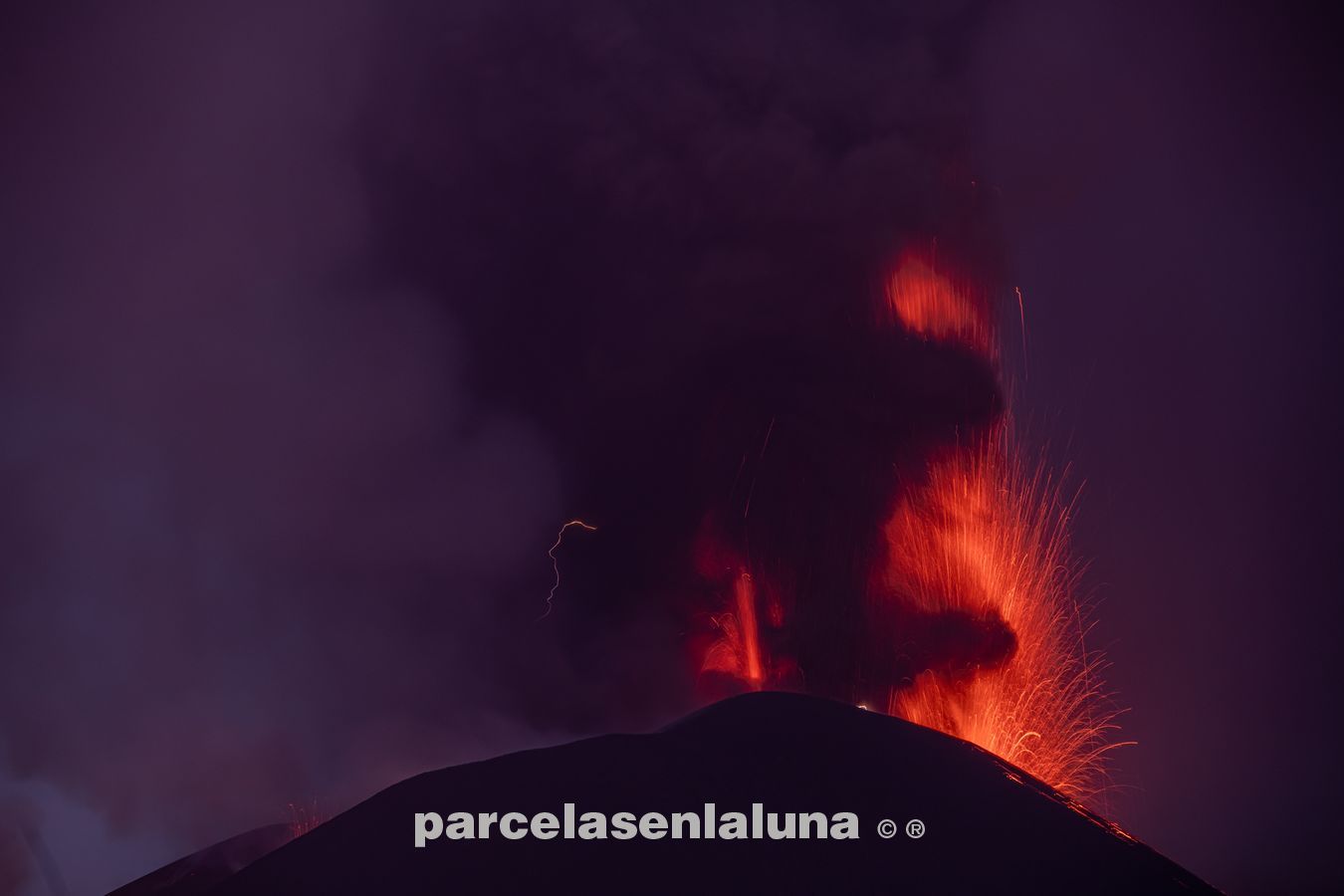 volcán cumbre vieja, isla de la palma