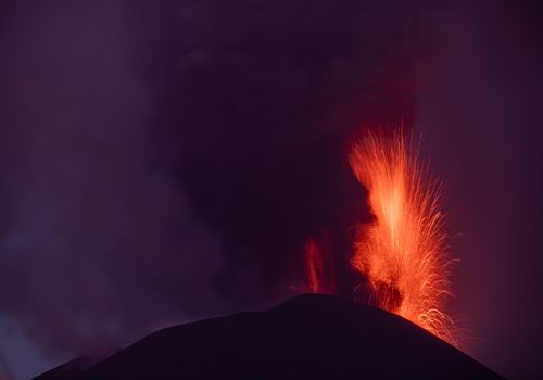 volcán cumbre vieja, isla de la palma