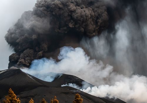 volcán cumbre vieja, isla de la palma