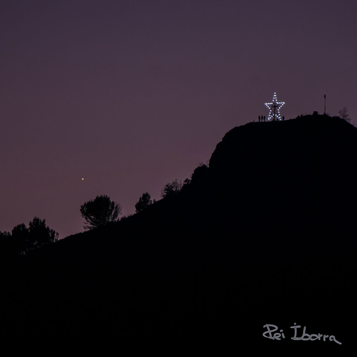 Estrella de Nadal i Mercuri