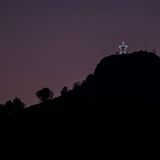 Estrella de Nadal i Mercuri