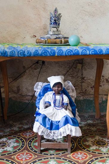 Altar to yemaya, the ocean´s god, photo tour focus on religion led by louis alarcon