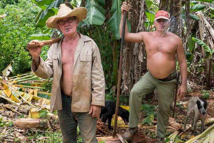 a couple of cuban farmers