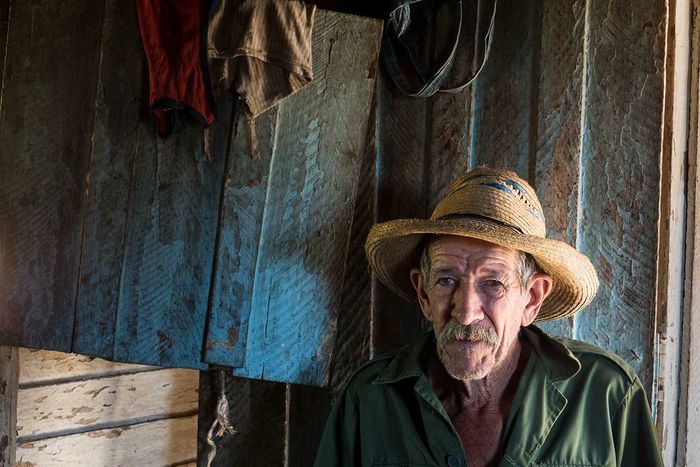 portrait of cuban farmer