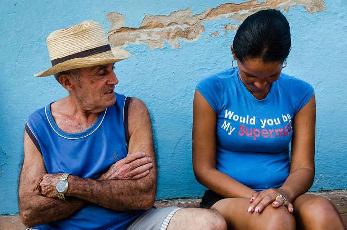man and woman in Cuba, photo travelling around cuba