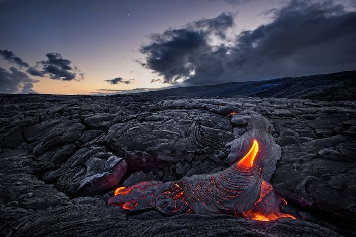 Lengua de fuego. Hawaii