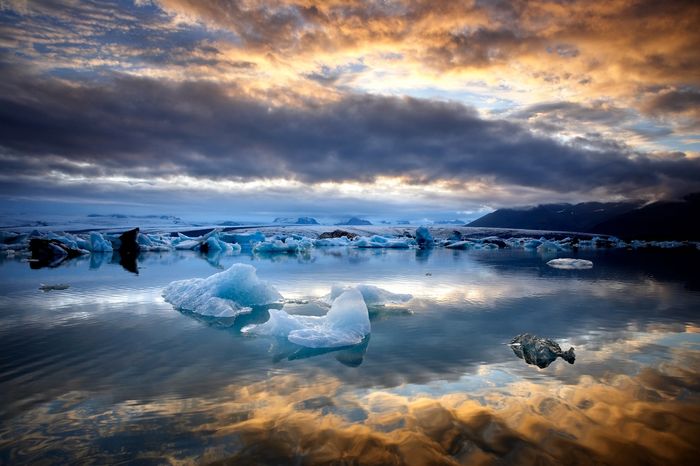 La laguna de los Icebergs. Islandia