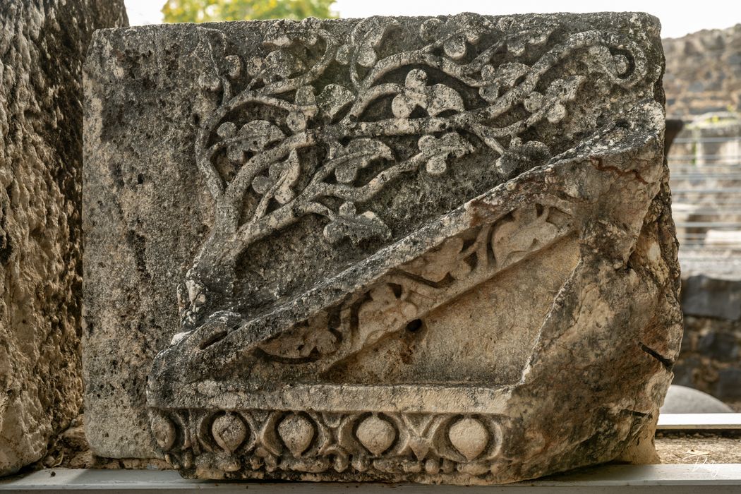 Cafarnaúm, Relieve de piedra de Estrella de David 020420