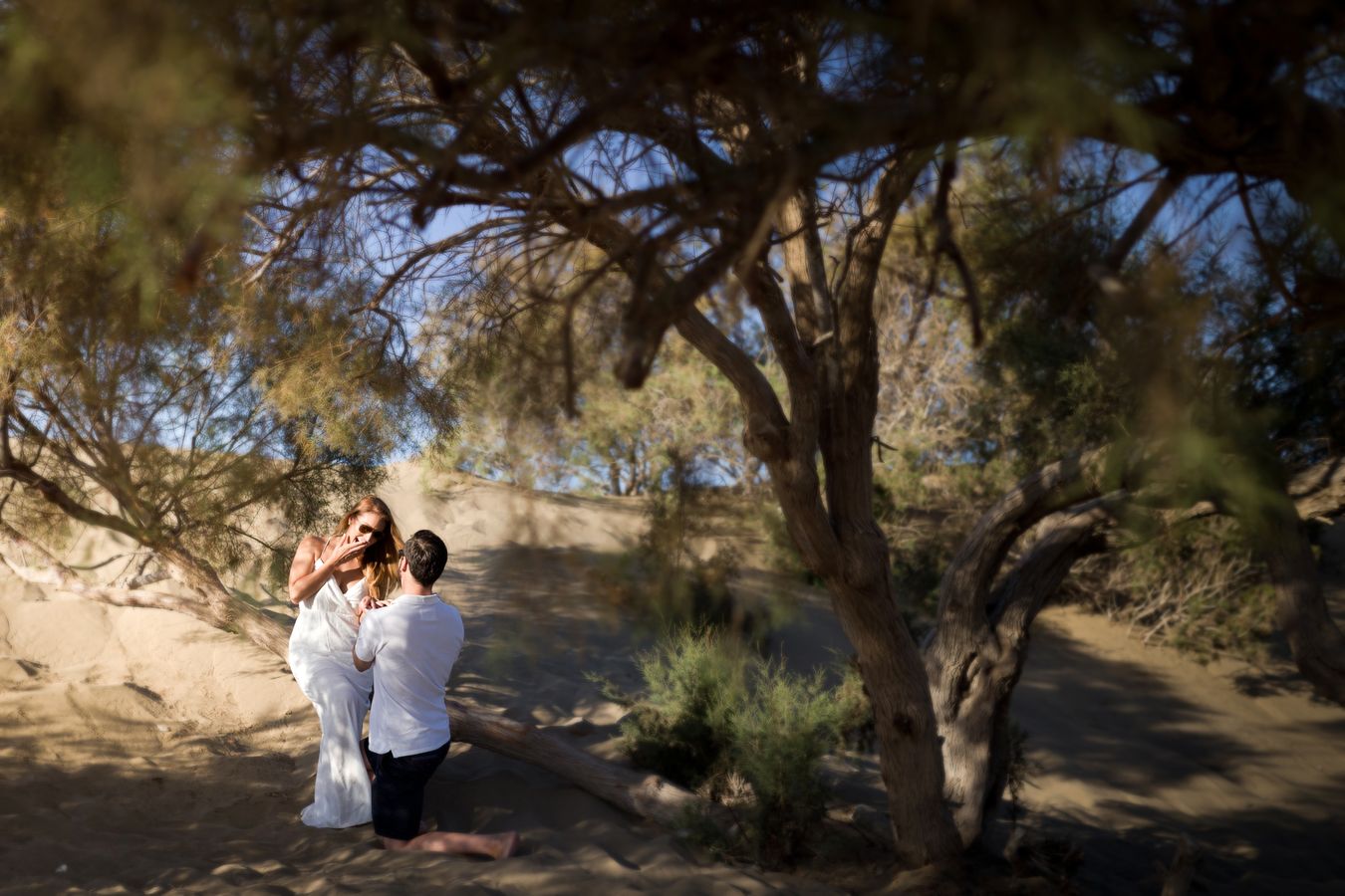 Sesión de pareja preboda en Maspalomas