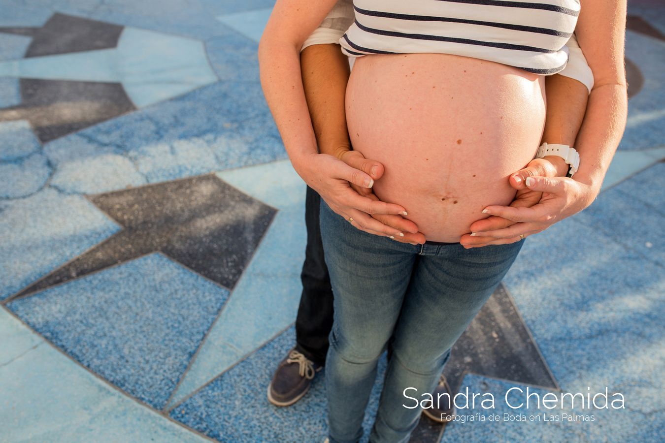 Fotografía premamá en Agaete