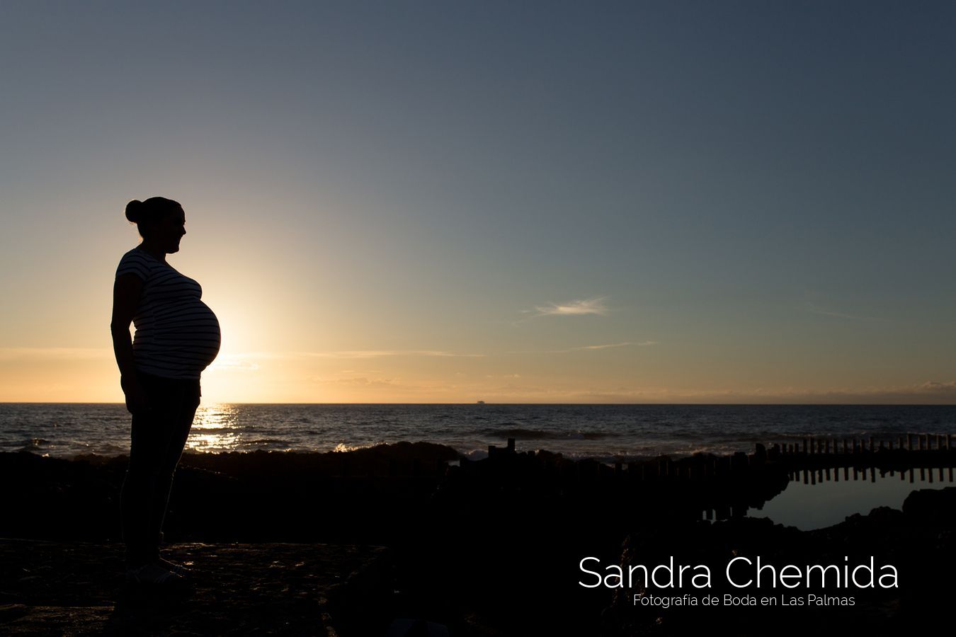 Fotografía premamá en Agaete