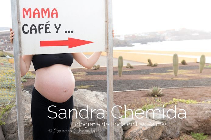 Sesión fotográfica embarazada en Las Palmas