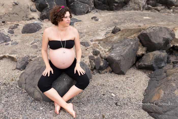 Sesión fotográfica embarazada en Las Palmas