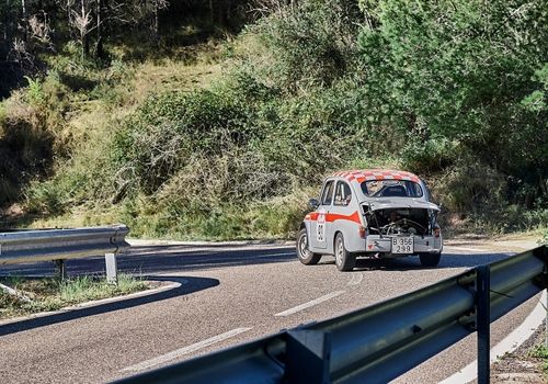Anton Montero Fiat Abarth 850 1000 Rally Costa Daurada Legend 2019 clasico riudecanyes duesaigues reus cambrils baix camp