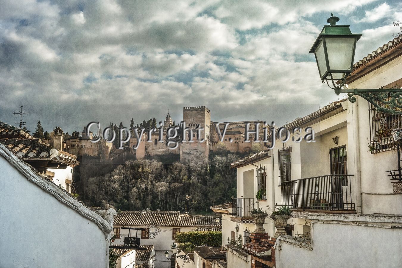 Alhambra desde calle del Albaicin